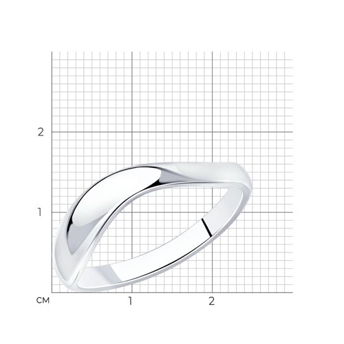 Кольцо на фалангу из серебра из серебро — вид 6