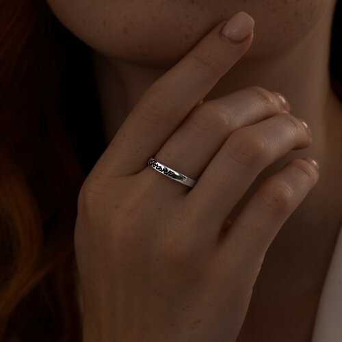 Кольцо из серебра с эмалью из серебро — вид 3