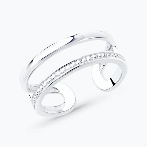 Кольцо на фалангу из серебра из серебро