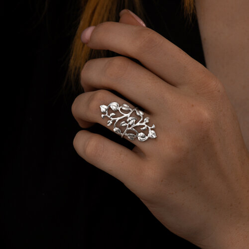 Кольцо из серебра из серебро — вид 4