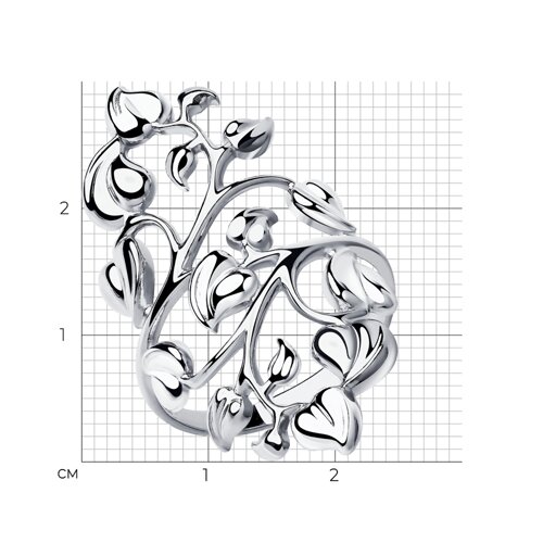 Кольцо из серебра из серебро — вид 6