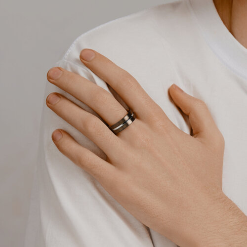 Кольцо из серебра из серебро — вид 2