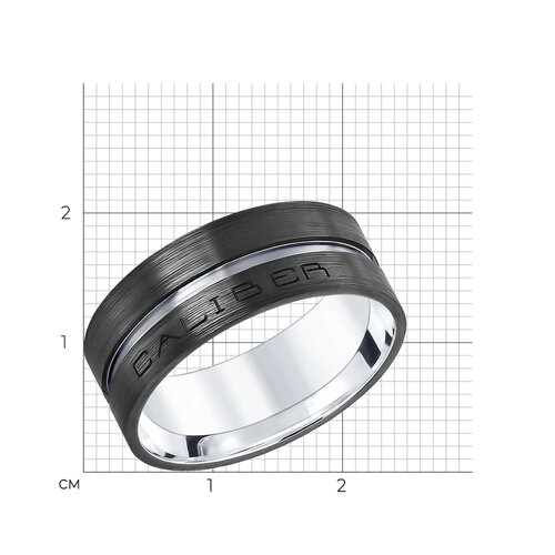 Кольцо из серебра из серебро — вид 3