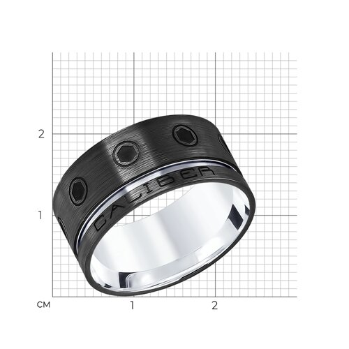 Кольцо из серебра из серебро — вид 2