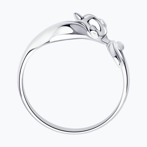 Кольцо из серебра из серебро — вид 2