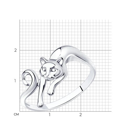 Кольцо из серебра из серебро — вид 5