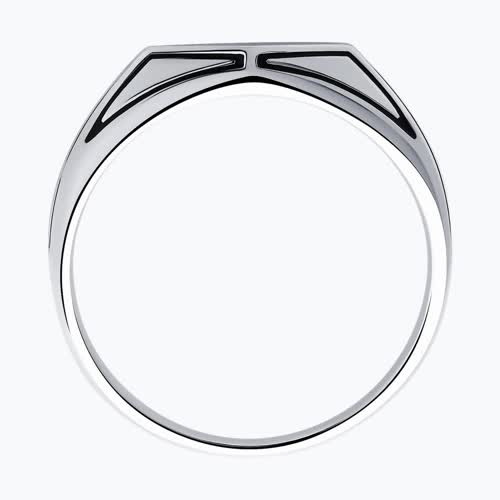 Кольцо из серебра с эмалью из серебро — вид 2