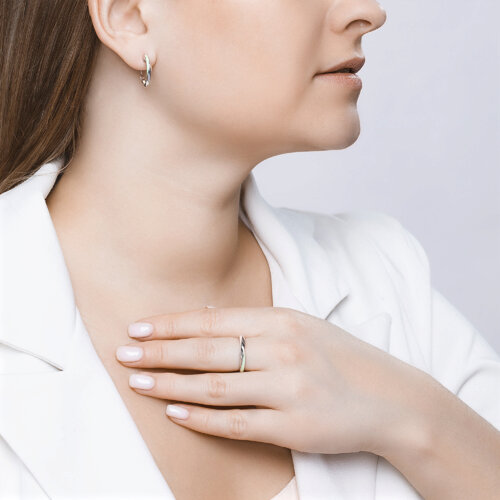 Кольцо из серебра с эмалью из серебро — вид 3