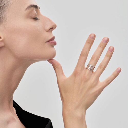 Кольцо из серебра из серебро — вид 4