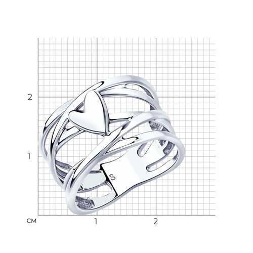 Кольцо из серебра из серебро — вид 5