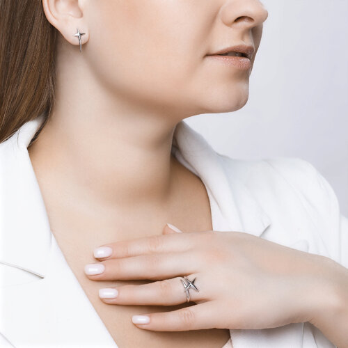 Кольцо из серебра из серебро — вид 5