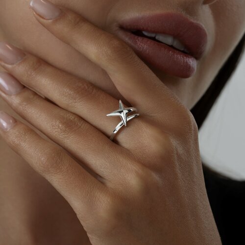 Кольцо из серебра из серебро — вид 6