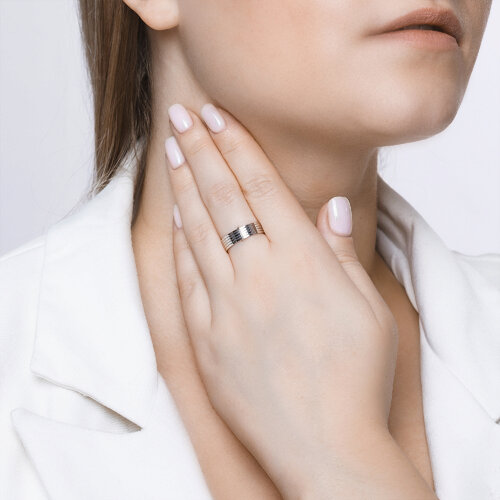 Кольцо из серебра из серебро — вид 3