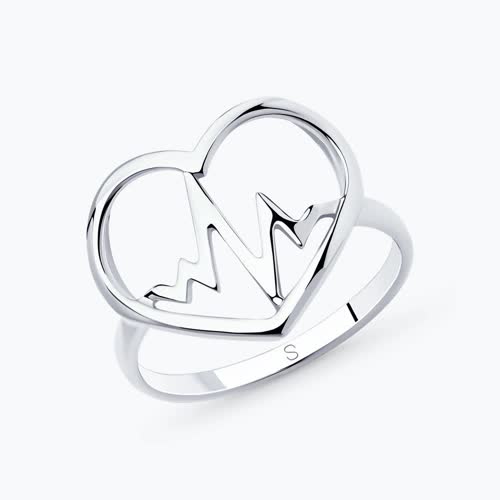 Кольцо из серебра - видео на модели