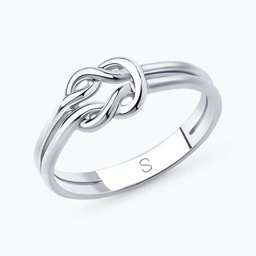 Кольцо из серебра - видео на модели