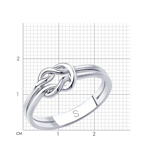 Кольцо из серебра из серебро — вид 5