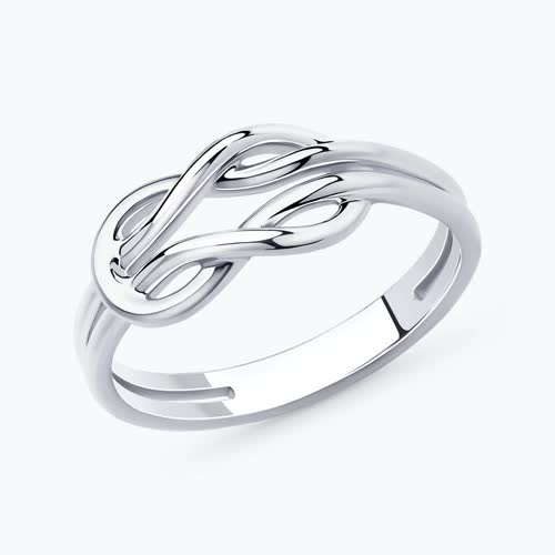 Кольцо из серебра - видео на модели