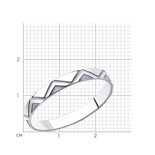 Кольцо из серебра из серебро — вид 4