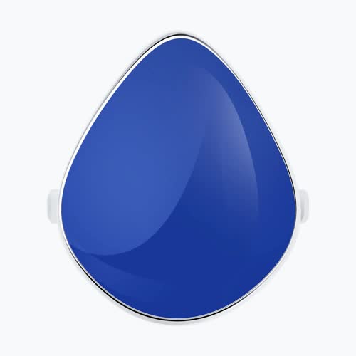 Кольцо из серебра с эмалью из серебро — вид 3