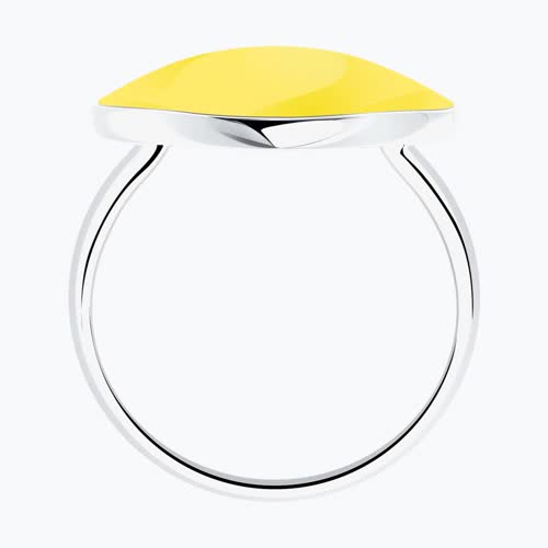 Кольцо из серебра с эмалью из серебро — вид 2