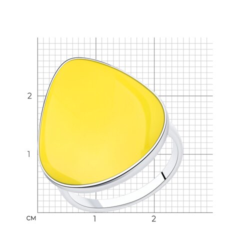 Кольцо из серебра с эмалью из серебро — вид 7