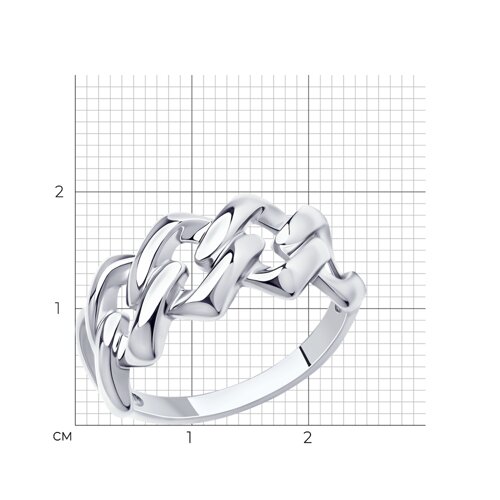 Кольцо из серебра из серебро — вид 5