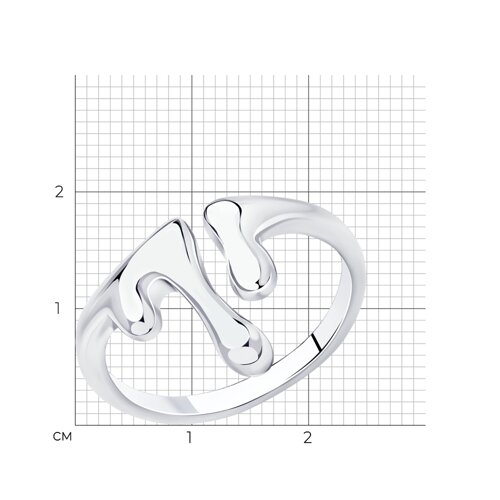 Кольцо из серебра из серебро — вид 4