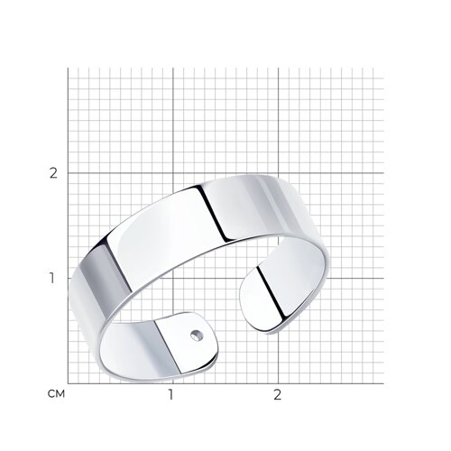 Кольцо из серебра из серебро — вид 4