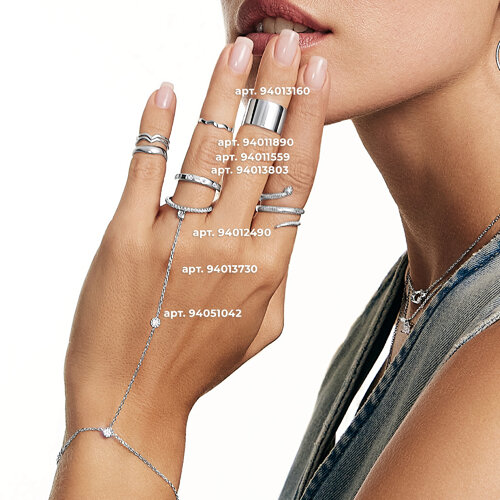 Кольцо из серебра из серебро — вид 2