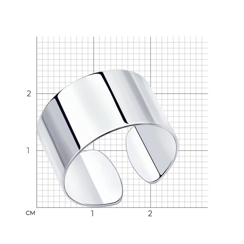 Кольцо из серебра из серебро — вид 5