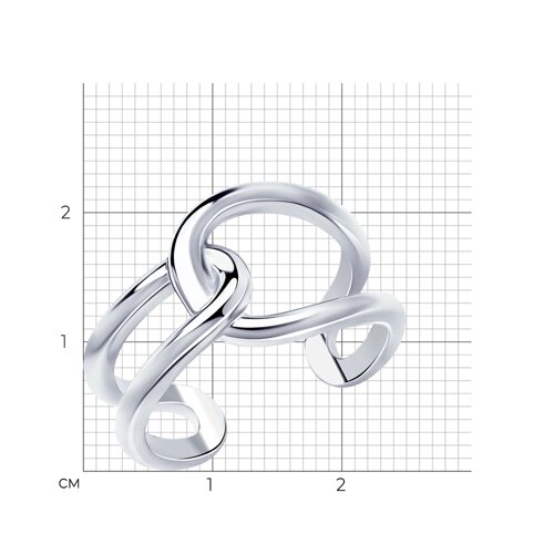 Кольцо из серебра из серебро — вид 6