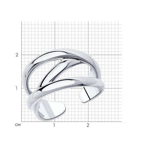 Кольцо из серебра из серебро — вид 6