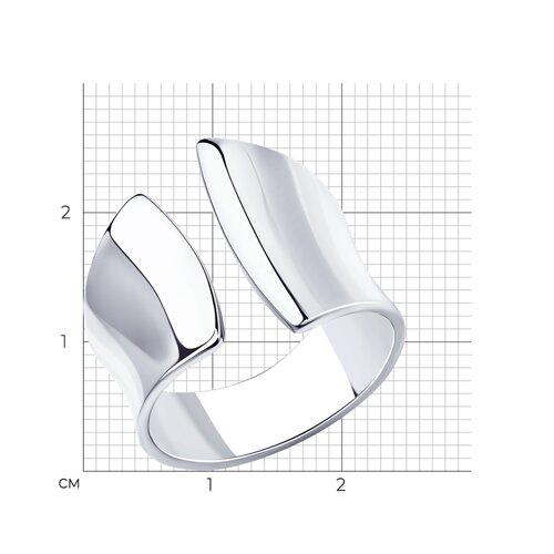 Кольцо из серебра из серебро — вид 6