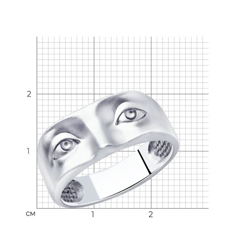 Кольцо из серебра из серебро — вид 5