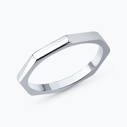 Кольцо из серебра - видео на модели