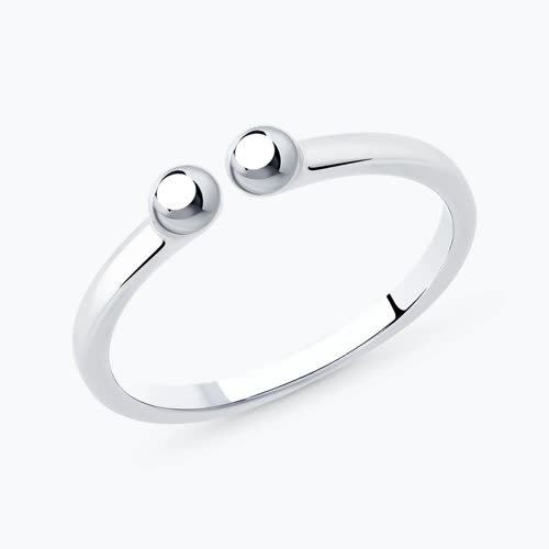 Кольцо из серебра - видео на модели