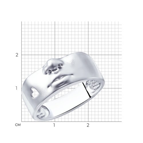 Кольцо из серебра из серебро — вид 5