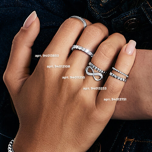 Кольцо из серебра из серебро — вид 4