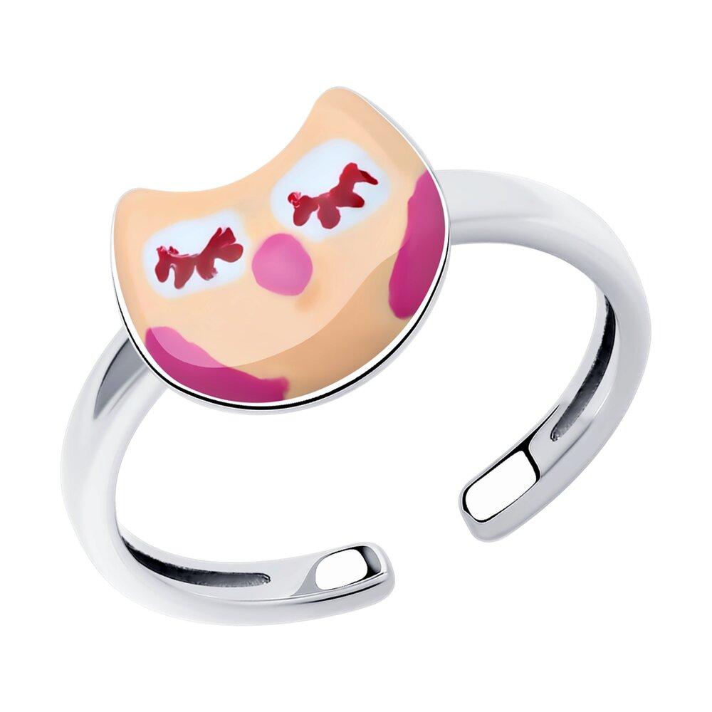 Кольцо из серебра с эмалью