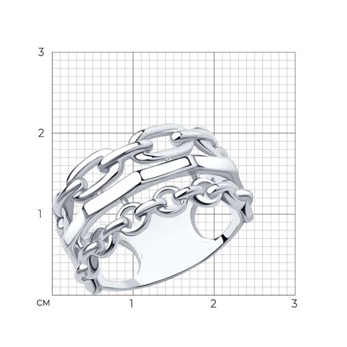 Кольцо из серебра из серебро — вид 6