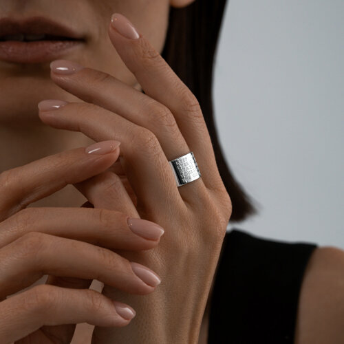 Кольцо из серебра из серебро — вид 2