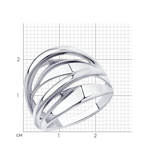 Кольцо из серебра из серебро — вид 4