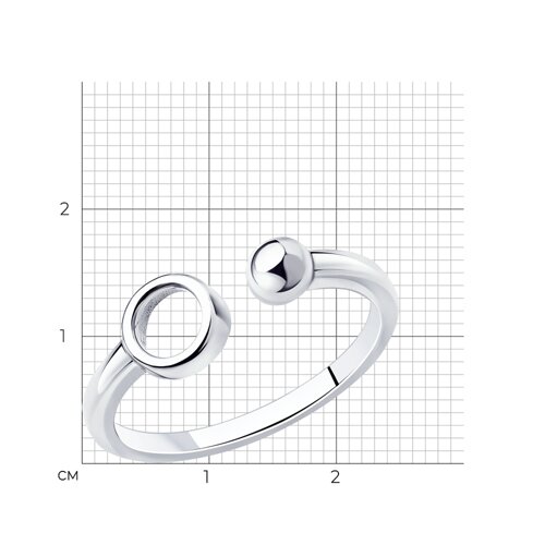 Кольцо из серебра из серебро — вид 4