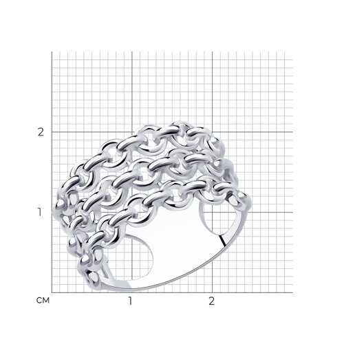 Кольцо из серебра из серебро — вид 5