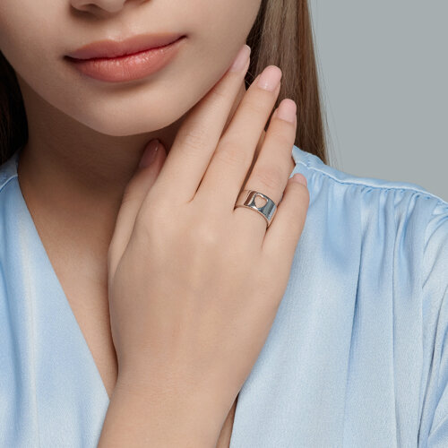 Кольцо из серебра из серебро — вид 3