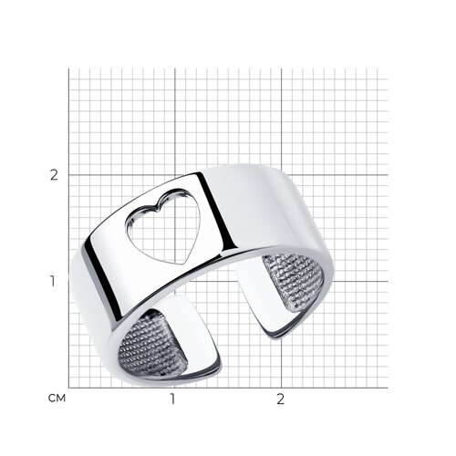 Кольцо из серебра из серебро — вид 5