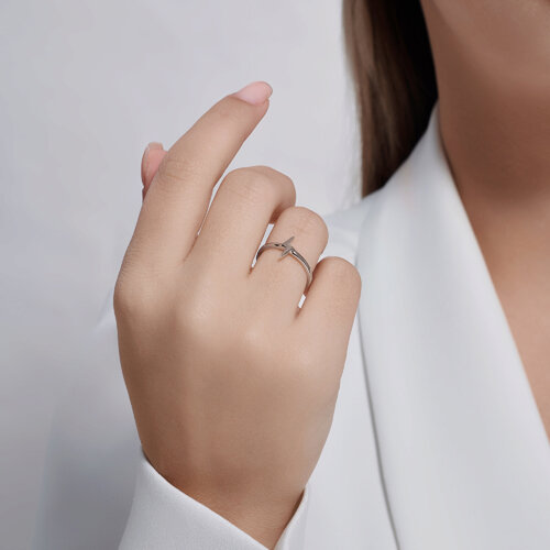 Кольцо из серебра из серебро — вид 4