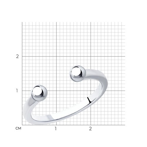 Кольцо из серебра из серебро — вид 5