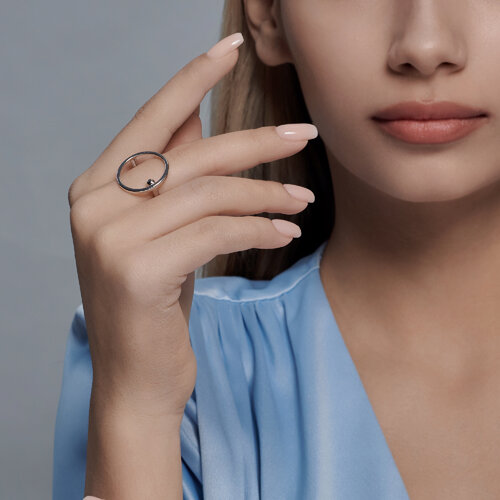 Кольцо из серебра из серебро — вид 2