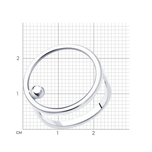 Кольцо из серебра из серебро — вид 3